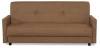 Диван-кровать Квин, раскладной, с ящиком для белья,  коричневый-велюр, 216х84х85 см