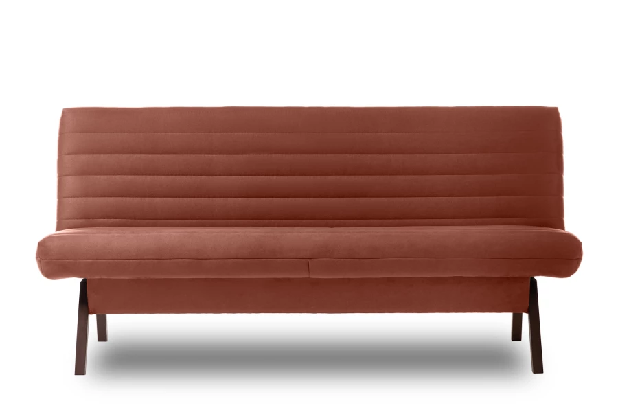Диван-кровать Каир (БД), терракотовый, замша, 188х73х88 см (изображение №2)