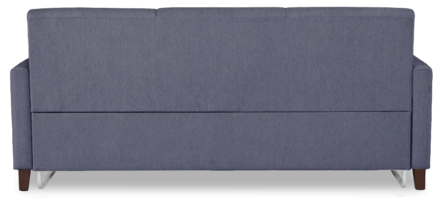 Диван-кровать Марсель велюровый, синий, 223х90х99 см (изображение №10)