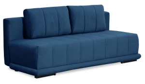 Диван-кровать Флорида, велюровый, синий, 201х90х90 см