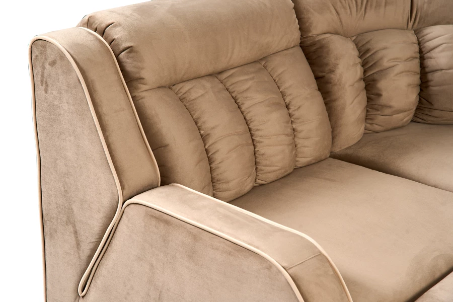 Угловой диван-кровать Блистер 2, какао, 259х183х97 см (изображение №8)