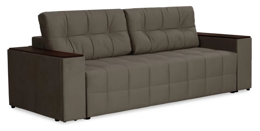 Диван-кровать Элегант, песочно-серый, 253х106х99 см (изображение №1)