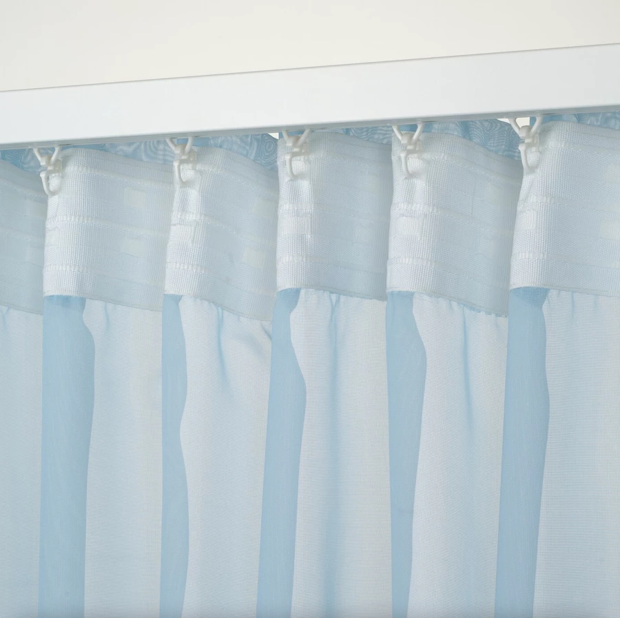 Гардина - аналог IKEA REVLUMMER, 300х250 см, синий ИКЕА (изображение №4)