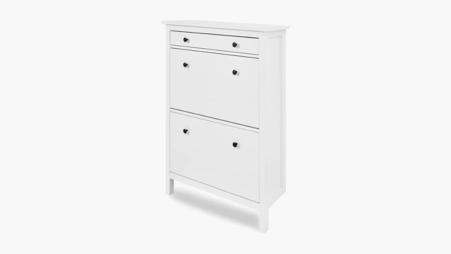 Обувница - аналог IKEA HEMNES / ХЕМНЭС/ ХЕМНЕС / КЫМОР / ИКЕА 89х127x30 см, белый (изображение №1)