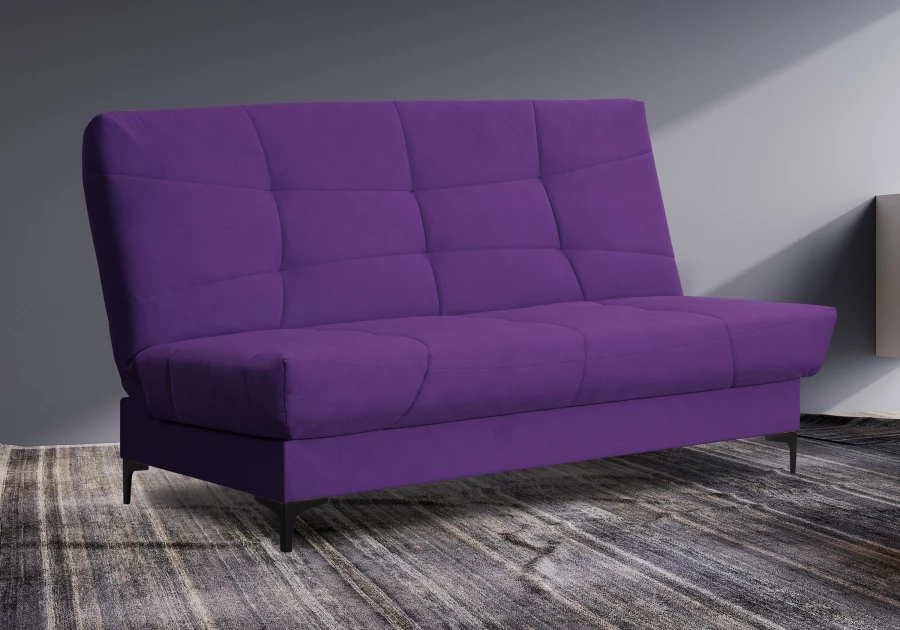 Диван-кровать Ривьера, сиреневый, 192х95х105 см (изображение №12)