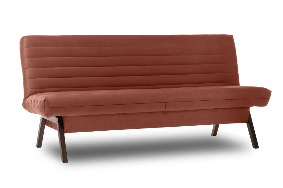 Диван-кровать Каир (БД), терракотовый, замша, 188х73х88 см (изображение №8)
