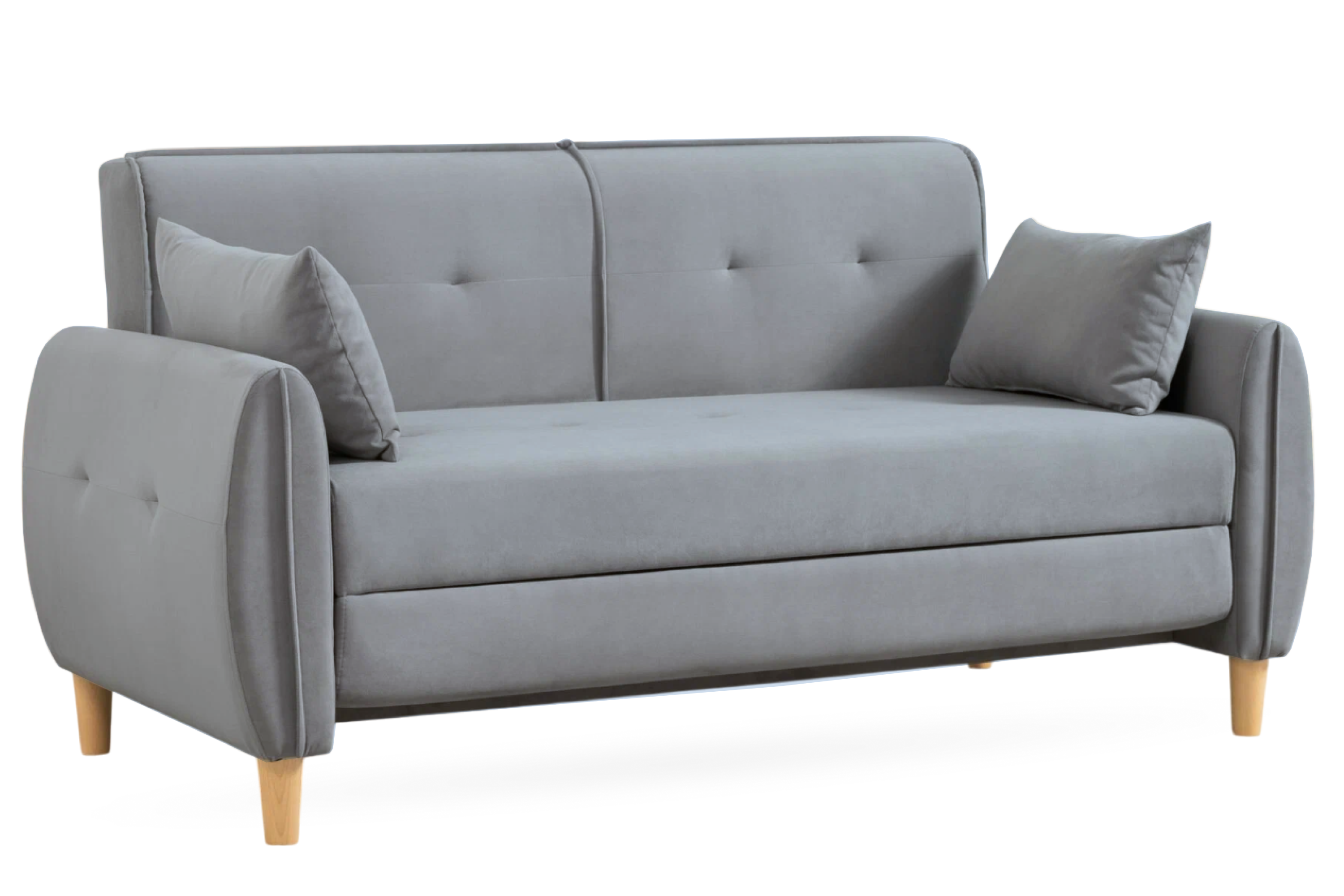 Диван - кровать раскладной Тога, серый, 170х92х82 см