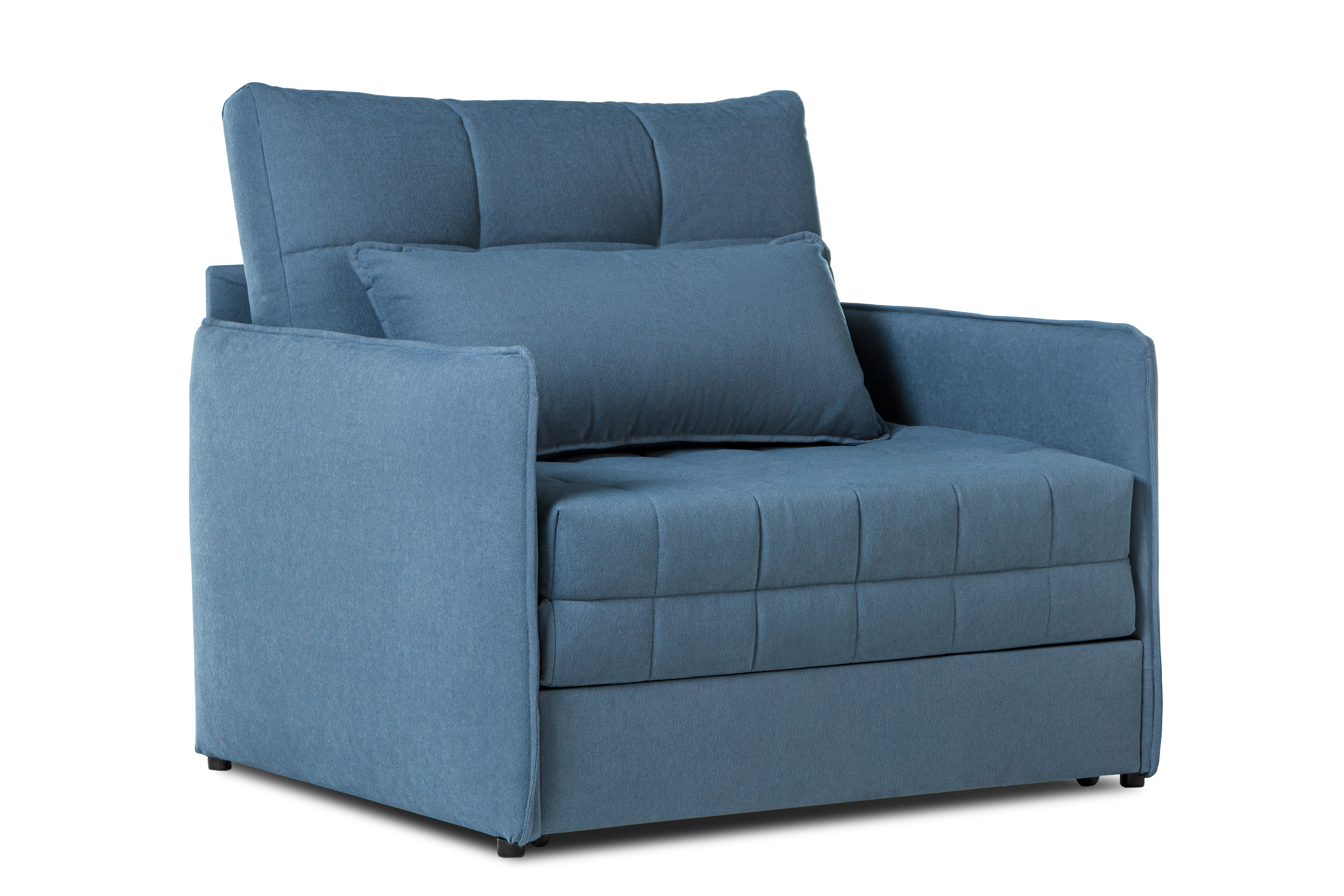 Кресло-кровать Панда, синий, 112х101х100 см