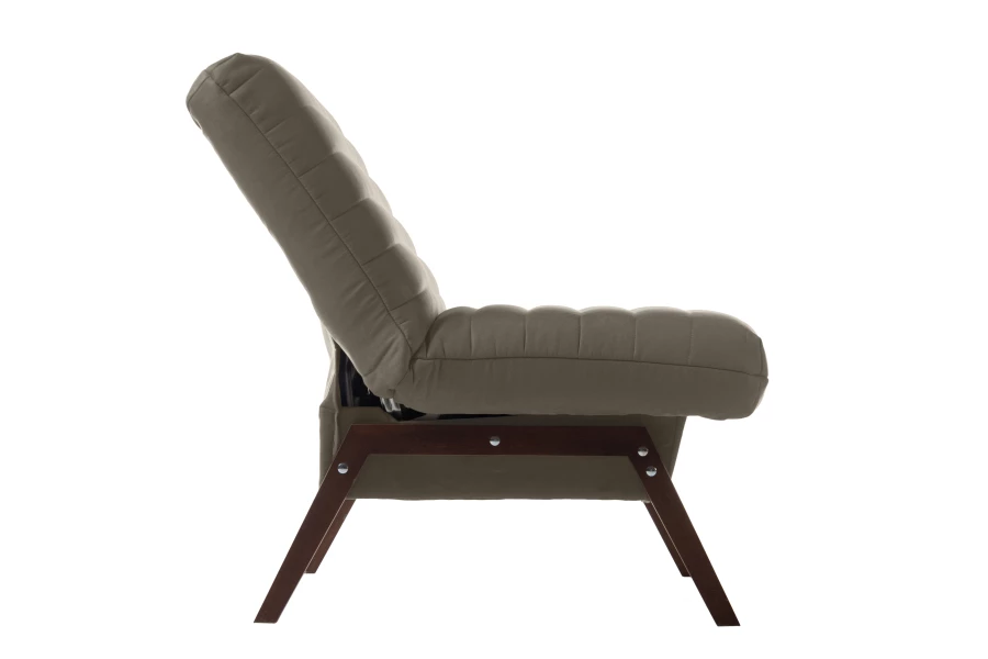 Диван-кровать Каир (МД), серо-песочный, замша, 168х73х88 см (изображение №4)