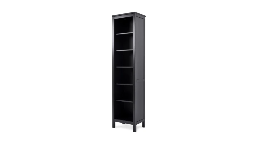 Стеллаж - аналог IKEA HEMNES / ХЕМНЭС/ ХЕМНЕС / КЫМОР / ИКЕА 49х198х37 см, чёрный (изображение №1)