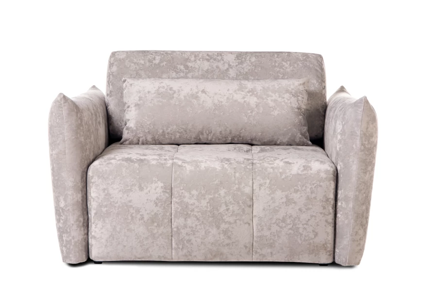 Кресло Таип 2, серо-песочный велюр, 138х128х86 см (изображение №6)