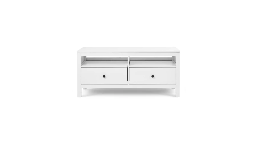 Тумба под ТВ - аналог IKEA HEMNES / ХЕМНЭС/ ХЕМНЕС / КЫМОР / ИКЕА 124х57х47 см, белый (изображение №2)