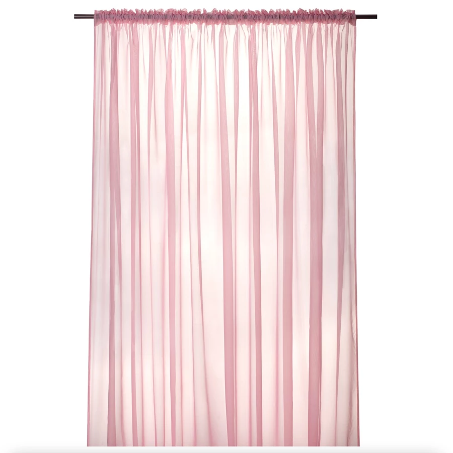 Гардина - аналог IKEA REVLUMMER, 300х300 см, розовый ИКЕА (изображение №1)