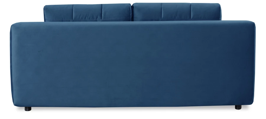 Диван-кровать Флорида, велюровый, синий, 201х90х90 см (изображение №9)