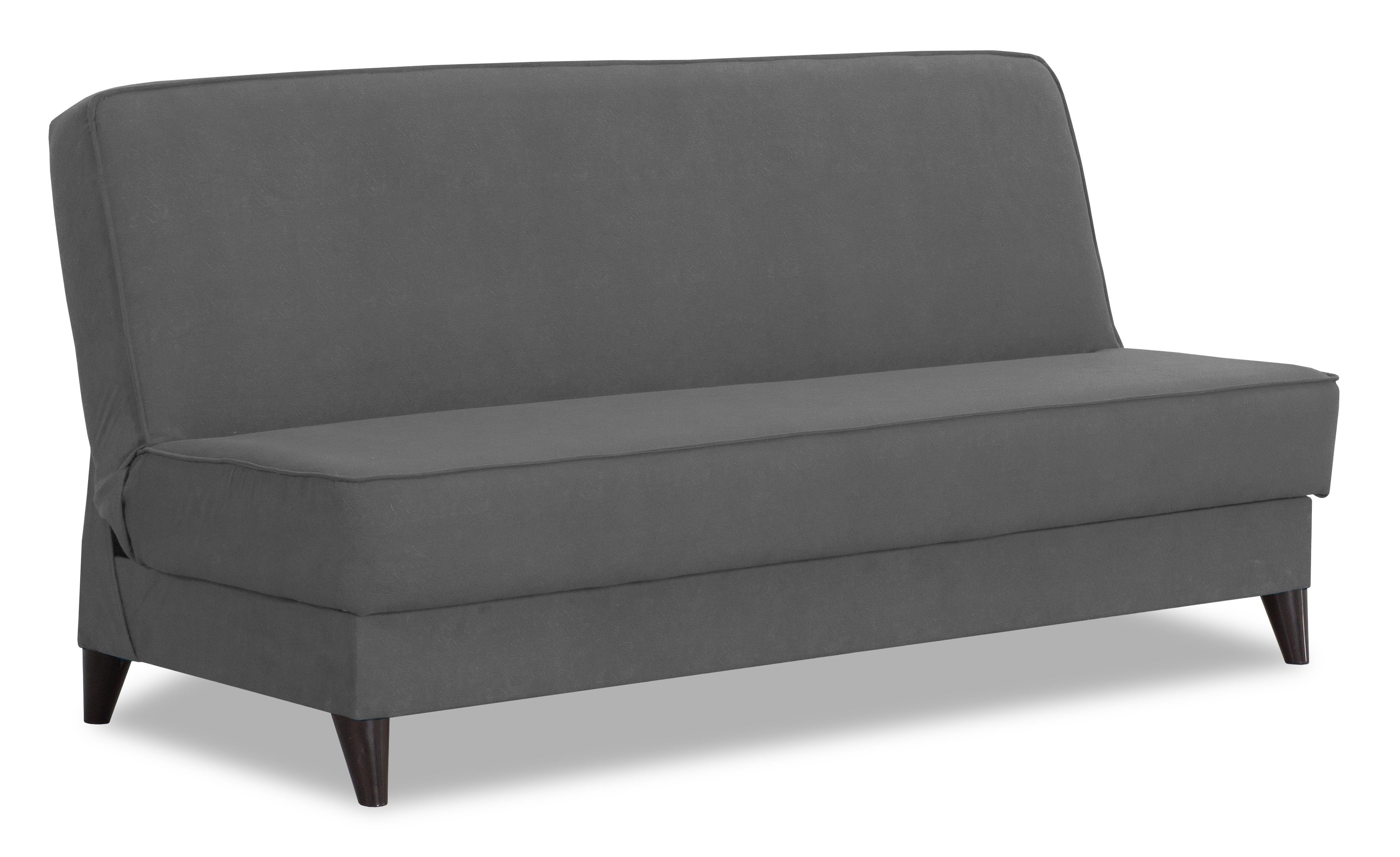 Прямой диван Наварра 2 , серый с мелкими разводами 187х87х90 см