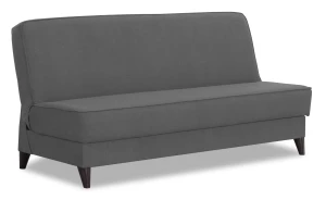 Прямой диван Наварра 2 , серый с мелкими разводами 187х87х90 см