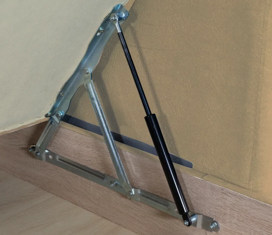 Диван-кровать Марсель со спальным местом, серо-песочный 228х97х160 см (изображение №6)