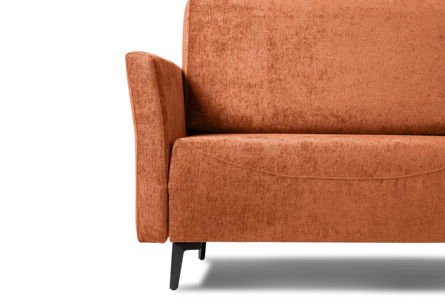 Диван-кровать Тенериф 2, велюровый, раскладной, терракотовый шенилл, 334х156х93 см (изображение №3)