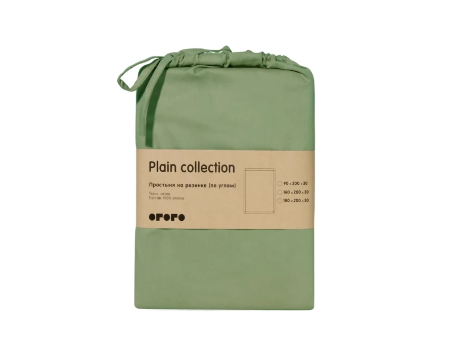 Простыня на резинке Plain Collection 160х200см (изображение №1)