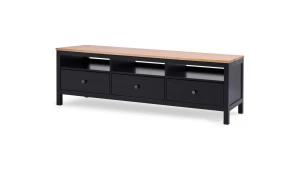 Тумба под ТВ - аналог IKEA HEMNES / ХЕМНЭС/ ХЕМНЕС / КЫМОР / ИКЕА 183х57х47 см, черный