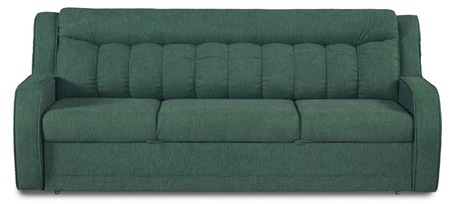 Прямой диван-кровать Блистер, раскладной, зеленый, 231х96х96 см (изображение №4)