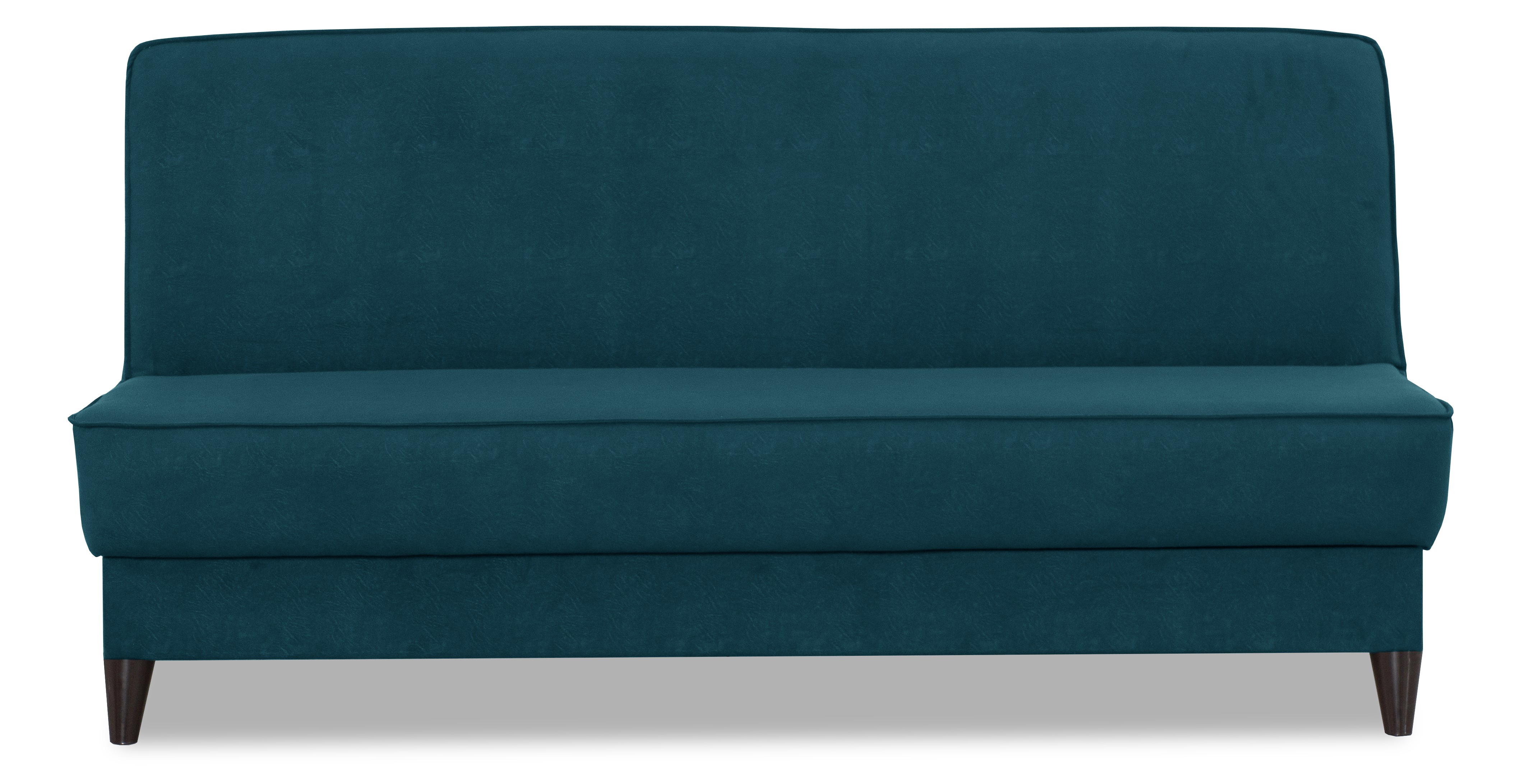 Прямой диван Наварра 2, синий с мелкими разводами 187х87х90 см