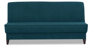 Прямой диван Наварра 2, синий с мелкими разводами 187х87х90 см