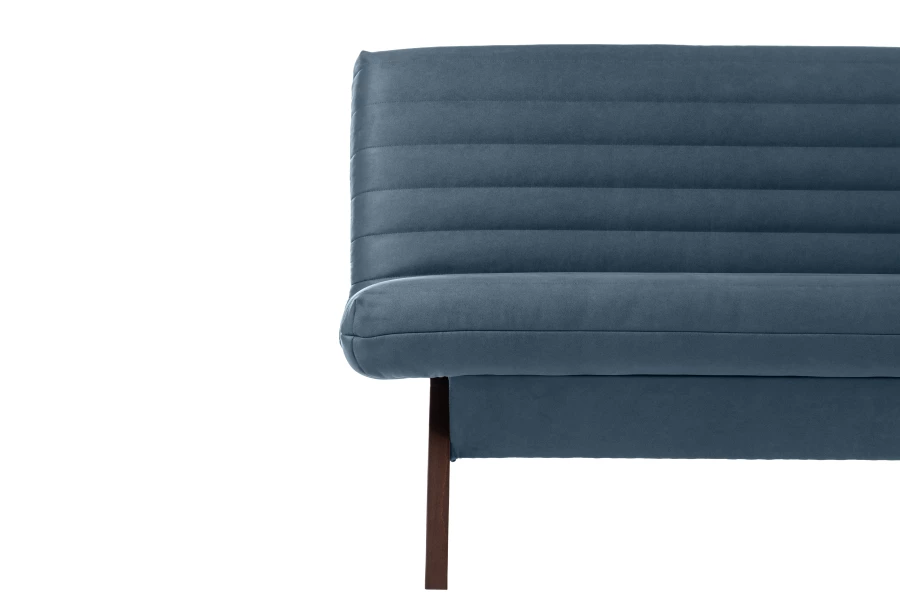 Кресло Каир, сине-серая замша, 130х73х88 см (изображение №10)