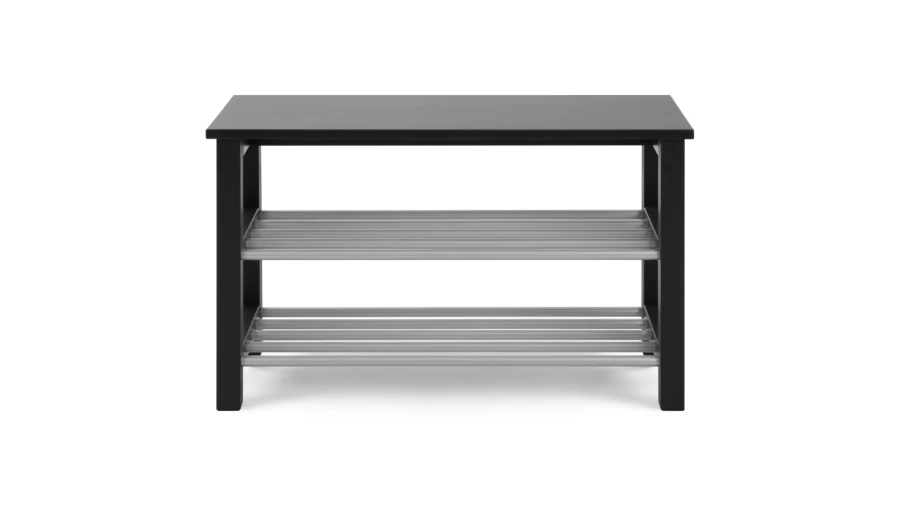 Полка для обуви - аналог IKEA/МИЧА/ИКЕА, 85x34см, черный (изображение №2)