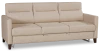 Прямой диван-кровать Марсель, велюровый, светло-песочный, 223х90х99 см