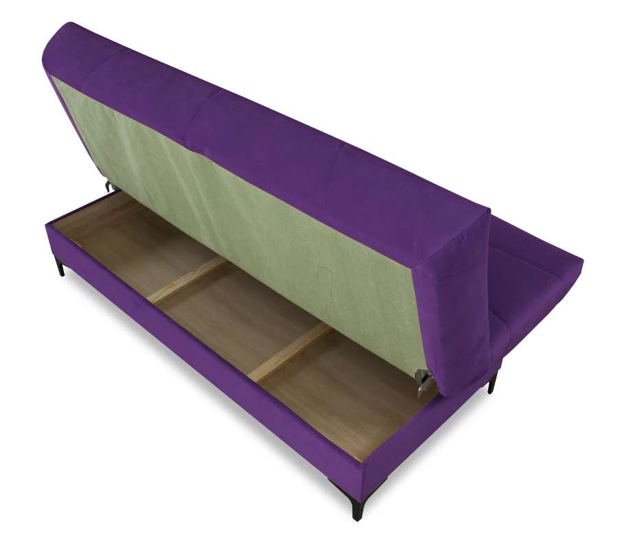 Диван-кровать Ривьера, сиреневый, 192х95х105 см (изображение №8)