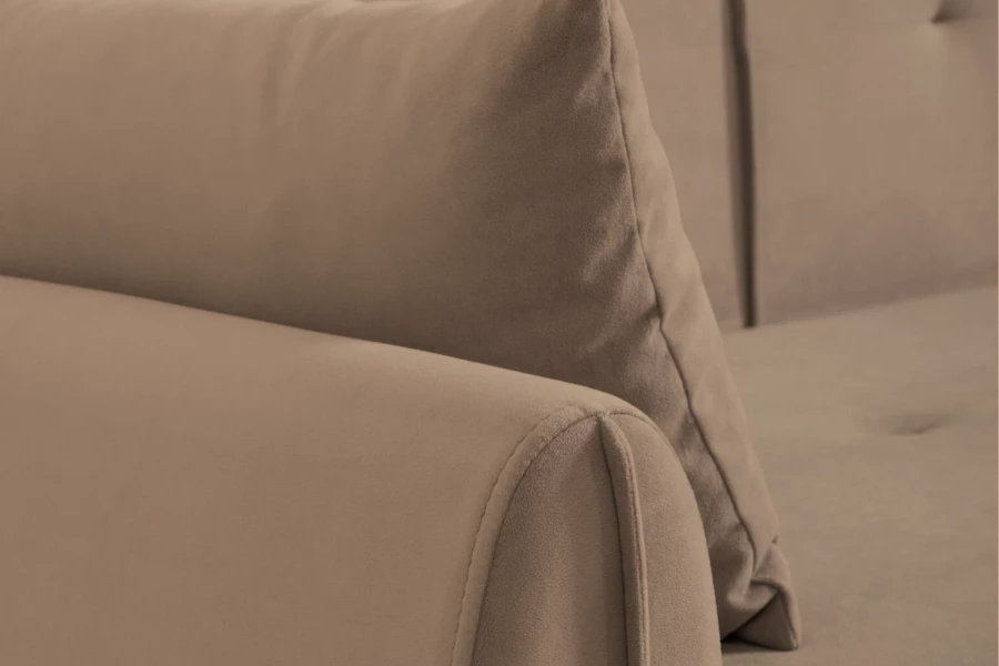 Диван- кровать раскладной Тога, какао, 170х92х82 см (изображение №4)