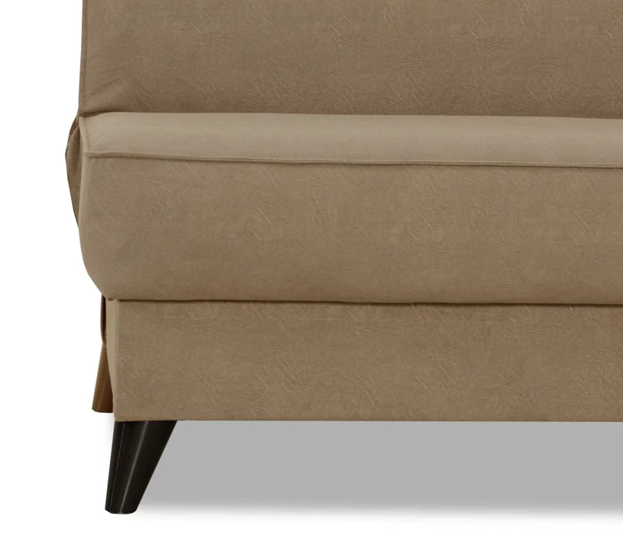 Прямой диван Наварра 2 ,серо-коричневый, 187х87х90 см (изображение №2)