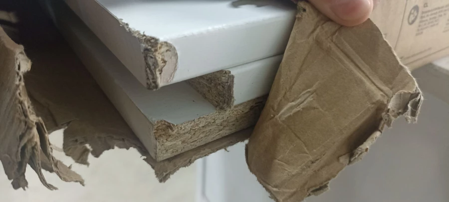 Каркас гардероб - IKEA PAX, 50x58x236 см, белый ПАКС ИКЕА. Товар уцененный (изображение №3)
