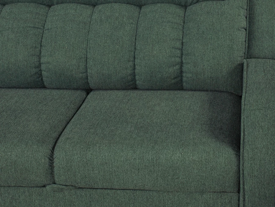 Прямой диван-кровать Блистер, раскладной, зеленый, 231х96х96 см (изображение №6)