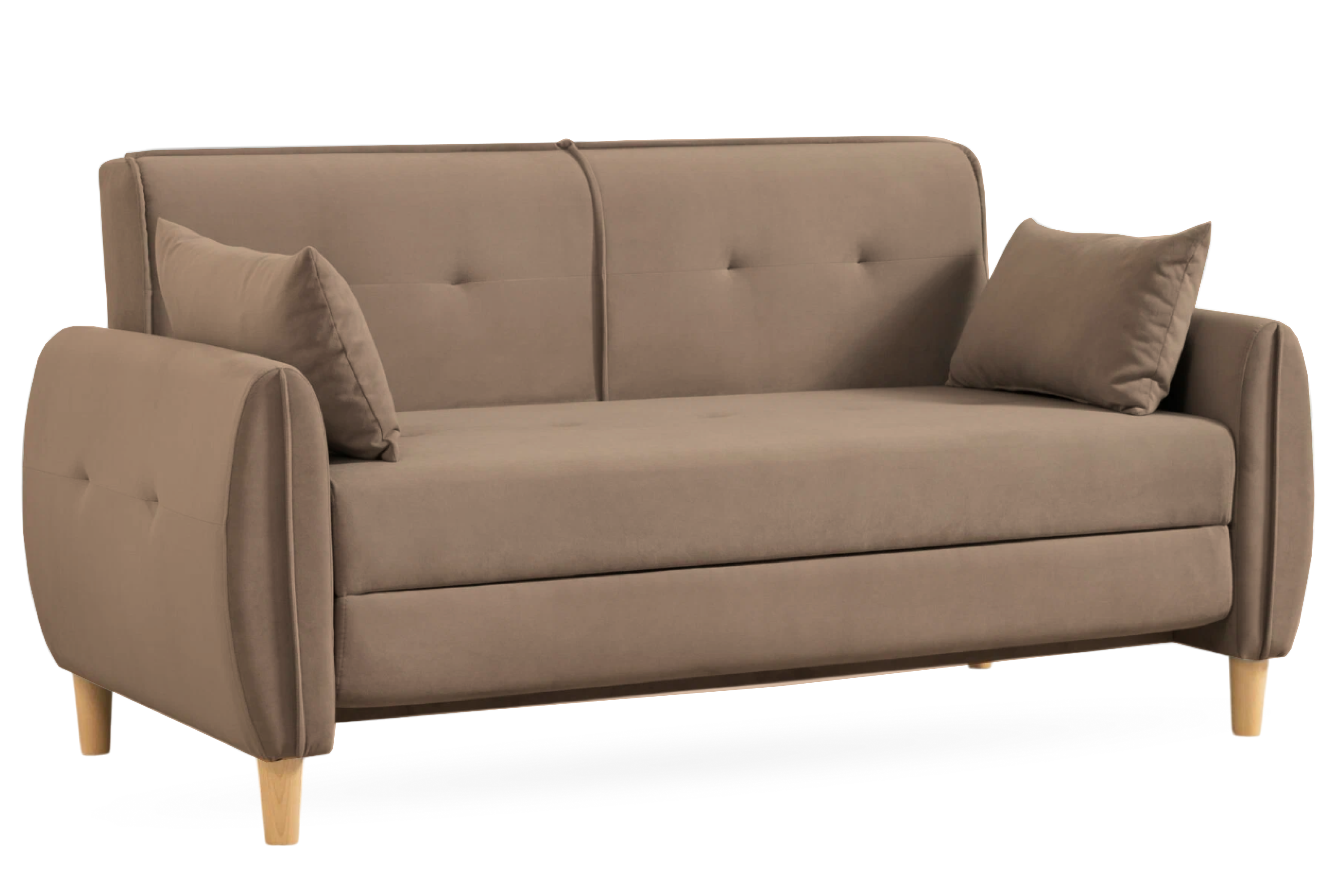 Диван- кровать раскладной Тога, какао, 170х92х82 см