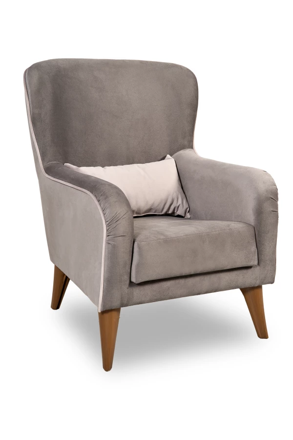 Кресло мягкое Вояж 7, анатомическое, графитовый, 72х94х94 см (изображение №1)