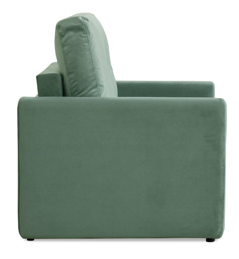 Прямой диван-кровать Юнат 2, раскладной, мятный, 106х87х94 см (изображение №3)