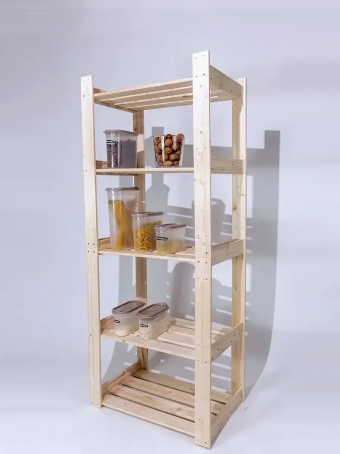 Стеллаж деревянный, этажерка с полками, 147x61x38 см, Easy Things (изображение №12)