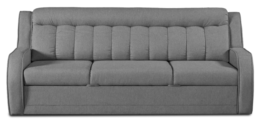 Прямой диван-кровать Блистер, раскладной, серый 231х96х96 см (изображение №3)