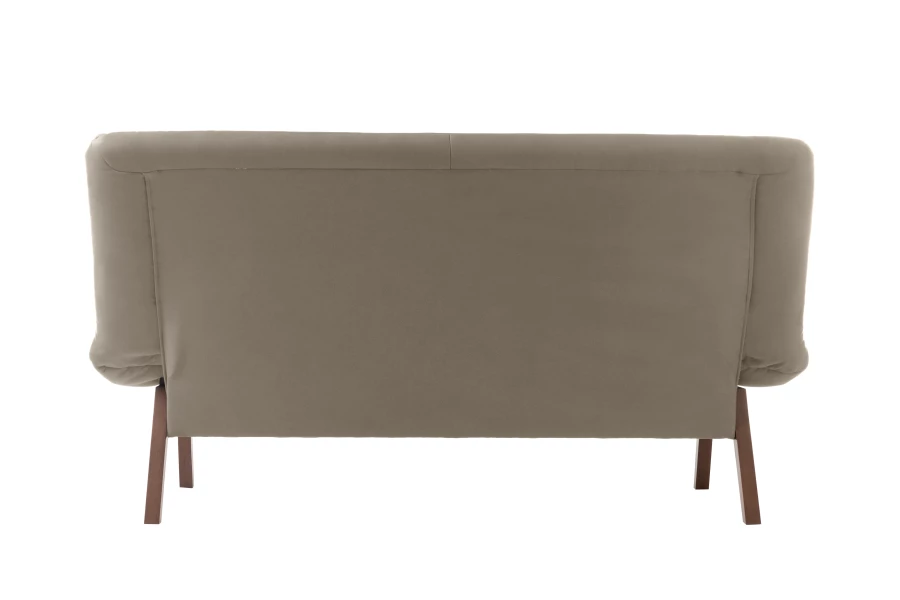 Диван-кровать Каир (МД), серо-песочный, замша, 168х73х88 см (изображение №10)