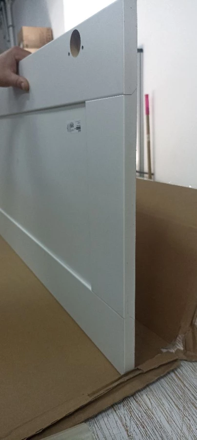 Дверца шкафа - GRIMO  IKEA/ ГРИМО ИКЕА, 50х195 см, белый. Товар уцененный (изображение №5)