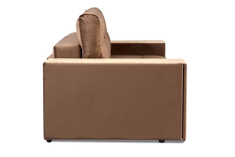 Диван-кровать Элегант 2022 ,коричневый 253х106х99 см (изображение №10)