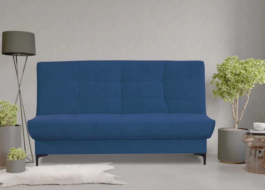 Диван-кровать Ривьера, синий, 192х95х105 см (изображение №11)