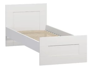 Кровать одинарная СИРИУС - аналог IKEA BRIMNES, 90x200 см, белая