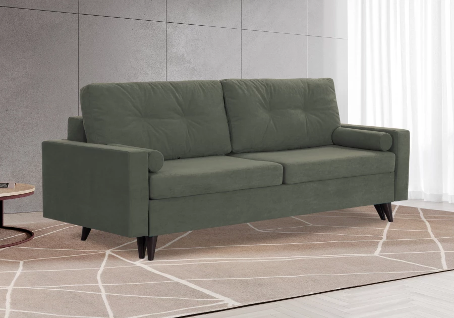 Диван-кровать Фидель, серый, 231х103х98 см (изображение №11)