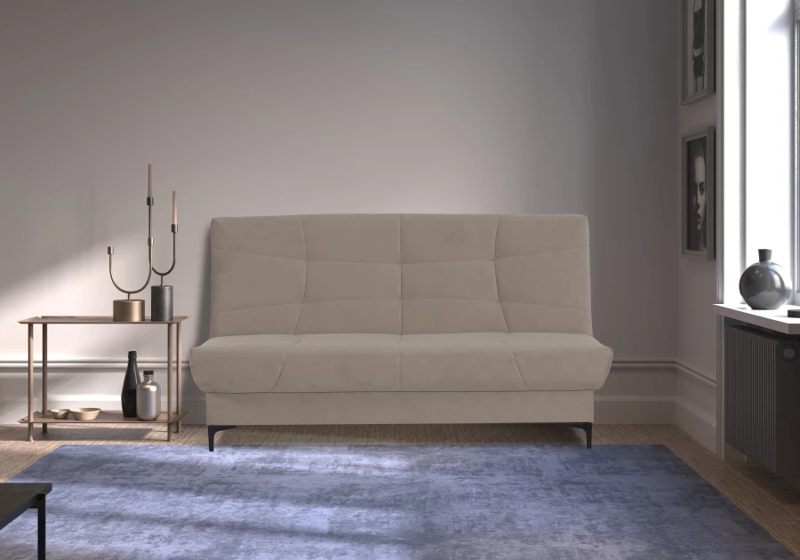 Диван-кровать Ривьера, светло-серый, 192х95х105 см (изображение №11)