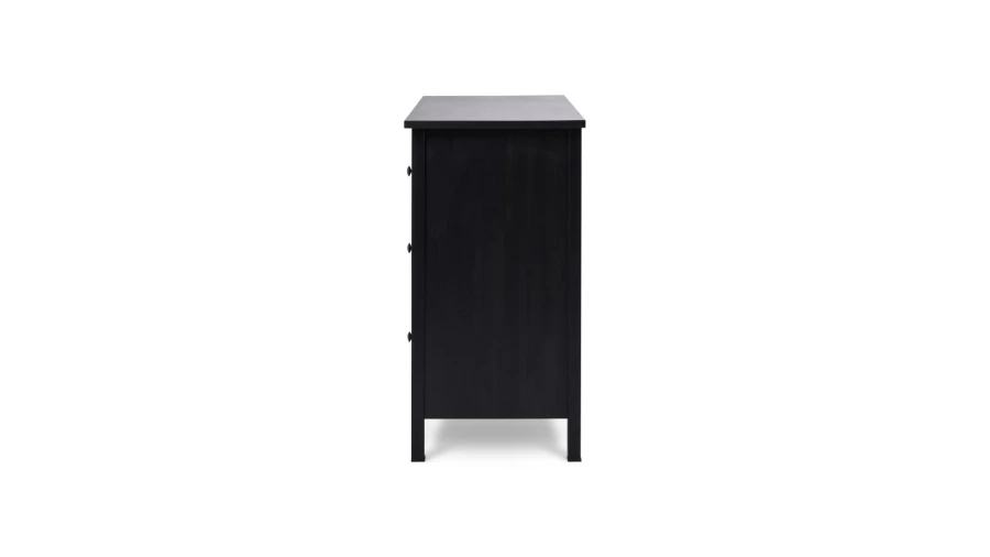 Комод с 8 ящиками - аналог IKEA HEMNES / ХЕМНЭС/ ХЕМНЕС / КЫМОР / ИКЕА 108х131х50 см, черный (изображение №3)