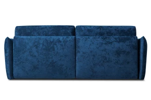 Второе фото. Диван-кровать Таип 2, велюровый, раскладной, темно-синий, 235х128х86 см