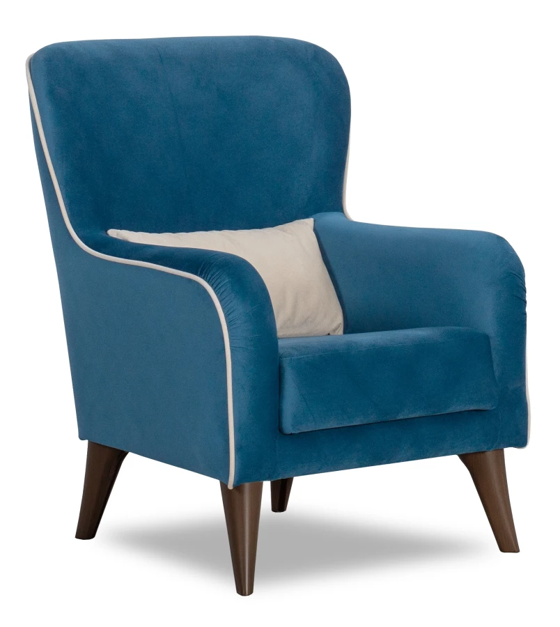 Кресло мягкое Вояж 7, анатомическое, синий, 72х94х94 см (изображение №2)